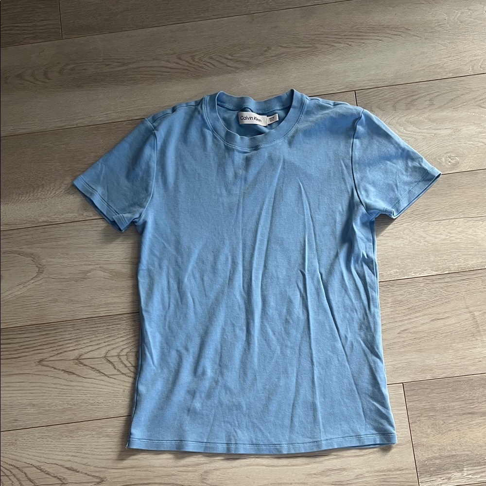 Calvin Klein Sky Blue Short Sleeve Tee